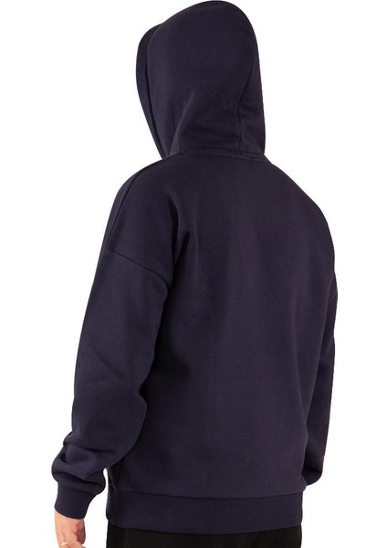 Lacivert Erkek Hoodie, Kanguru Cepli, Kapüşonlu, 3 Iplik Kumaş fiyatları