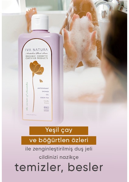 Organik Sertifikalı Yeşilçay Özlü Duş Jeli Ferahlatıcı Etki ile fiyatları