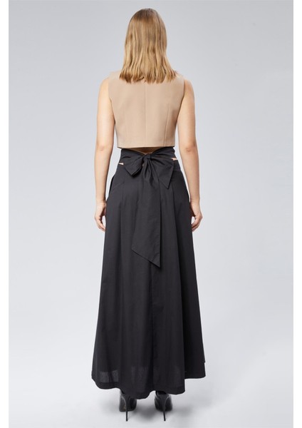 Korsajı Fiyonklu Uzun Etek fırsatları