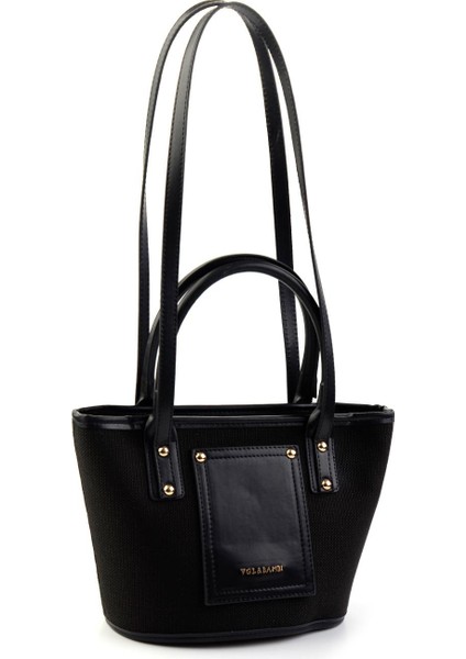 Siyah Keten Kadın Omuz Çantası C06065050018 fiyatları