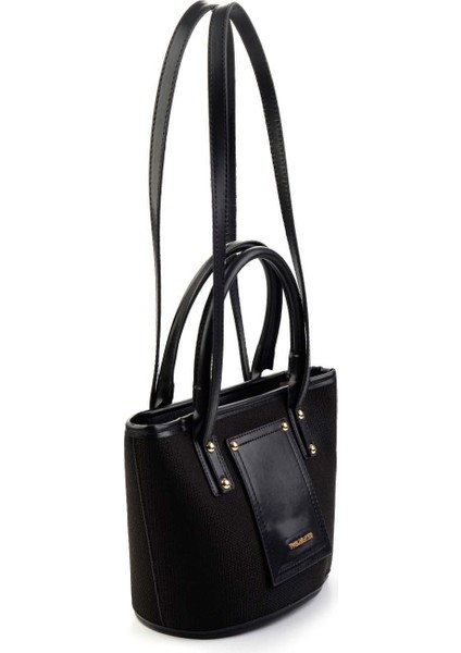 Siyah Keten Kadın Omuz Çantası C06065050018 modelleri