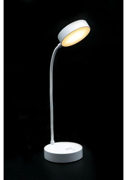 Şarjlı Dokunmatik 20 LED Flexible Masa Lambası Akrobat 3 Mod Masa Lambası Beyaz