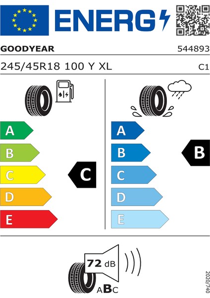 245/45 R18 100Y Xl Efficientgrip Ao Oto Yaz Lastiği (Üretim YILI:2024) fiyatları