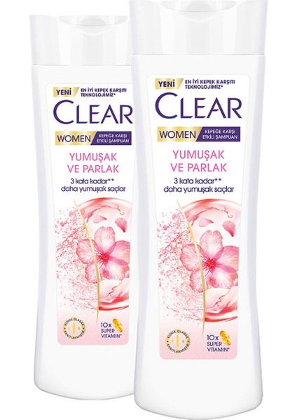 Women Kepeğe Karşı Etkili Şampuan Yumuşak ve Parlak 350 ml x2 modelleri