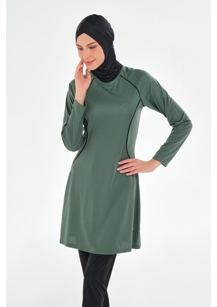 Hila Uzun Kollu Tesettür Mayo 3130