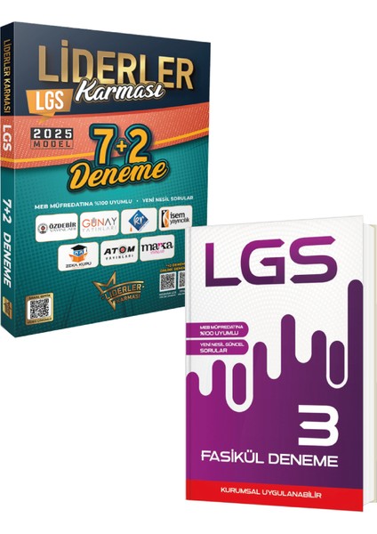 8. Sınıf LGS 10 Fasikül 2 Online Deneme Seti