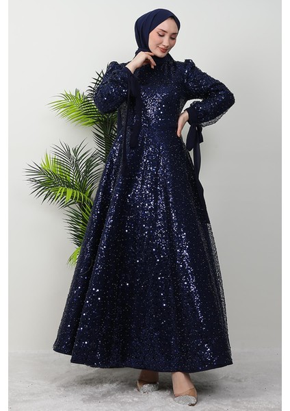 Tansu Tesettür Abiye Lacivert fırsatları