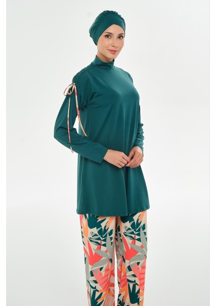 Zari Uzun Kollu Tesettür Mayo 2115 fiyatları