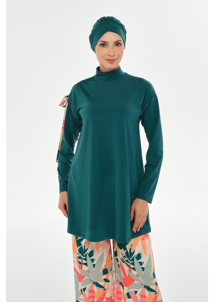 Zari Uzun Kollu Tesettür Mayo 2115 modelleri