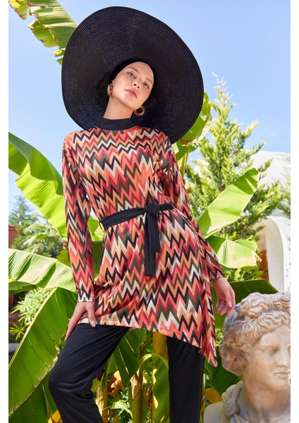 Clover Uzun Kollu Tesettür Mayo 3112 indirimleri