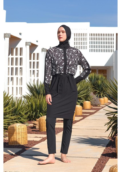 Sally Uzun Kollu Tesettür Mayo 1215