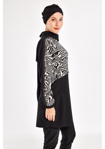 Zebrı Uzun Kollu Tesettür Mayo 1224 modelleri