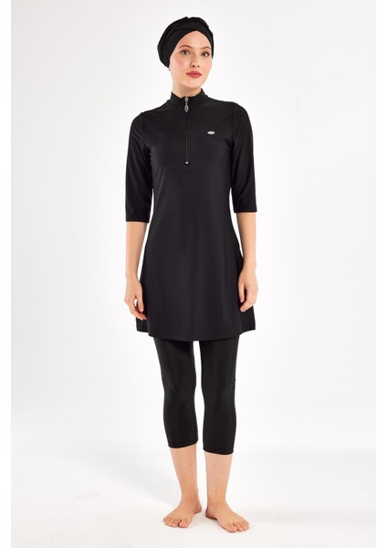 Anda Battal Yarım Kollu Tesettür Mayo 1601-P fiyatları