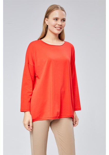 Geniş Kesim Yuv Yaka Tshirt modelleri