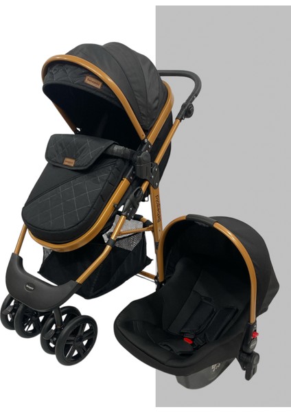 Classic Black Travel Sistem Bebek Arabası