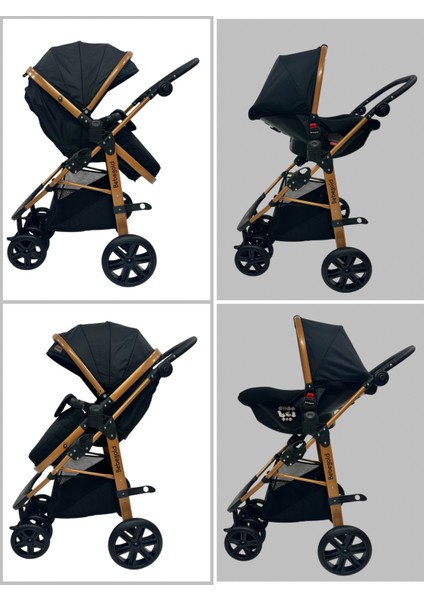 Classic Black Travel Sistem Bebek Arabası