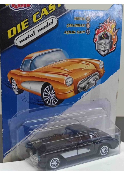 Dianomi Vardem 1:64 Ölçek Chevrolet Corvette Fümegri// Çek Bırak 8 cm Metal Araba fiyatları
