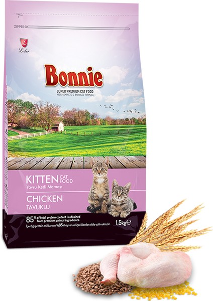 Tavuklu Yavru Kedi Maması 1,5 kg