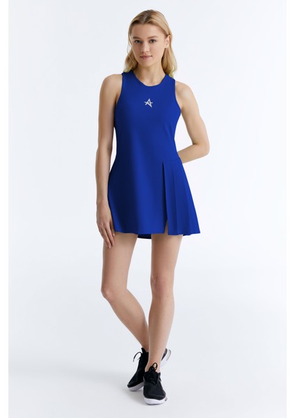 ED202301-09 Sonia Dry-Touch Kadın Tenis Elbisesi Royal Mavi (Tenis, Golf, Pickleball, Dans)