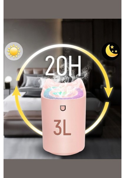 Ultrasonik Hava Nemlendirici 2000 ml