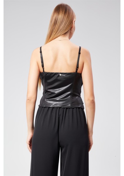 Straplez Drapeli Top