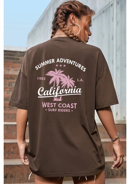 Only Trendwear Unisex California Baskılı T-Shirt