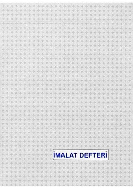 Imalat Defteri Karton Kapak 40 Yaprak