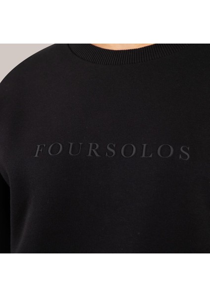 Siyah Kadın Sweatshirt, 3 Iplik Kumaş, Normal Fit fiyatları