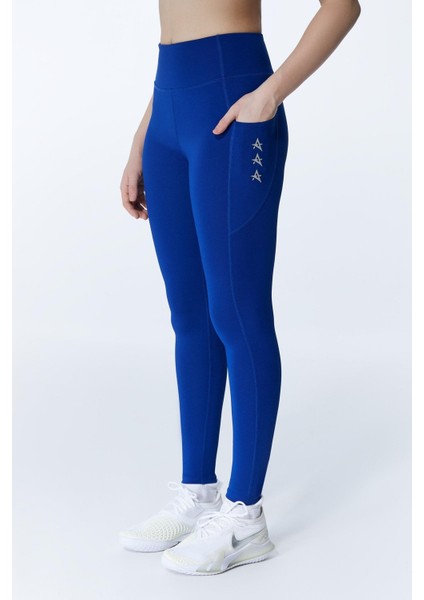 Ed 2338-01 Carolina Cepli Uzun Sporcu Tayt Royal modelleri