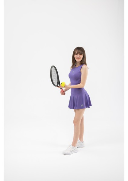 ED2390-03 Tulıp Kloş Dry-Touch Yetişkin ve Genç Tenis Eteği Mor indirimleri