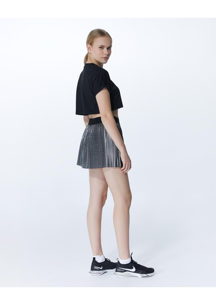 ED2316-01 Coco Pilise Genç Kız ve Kadın Etek Gümüş Metalik ( Günlük , Gece , Kokteyl , Dans , Spor ) fiyatları