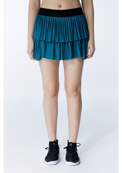 Ed 2303-04 Ada Dry-Touch Spor Etek Şortlu Petrol (Tenis, Golf, Pickleball, Dans) indirimleri