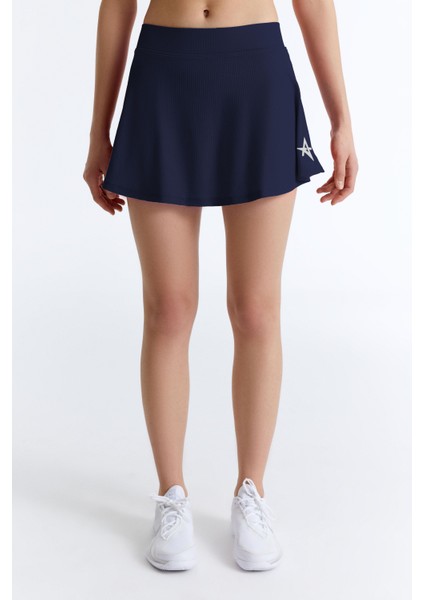 ED7747-20 Serena Dry-Touch Kadın Tenis Eteği Lacivert ( Tenis , Golf , Pickleball , Dans ) modelleri