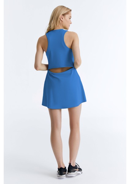 ED202301-13 Sonia Dry-Touch Kadın Tenis Elbisesi Mavi (Tenis , Golf , Pickleball , Dans ) indirimleri