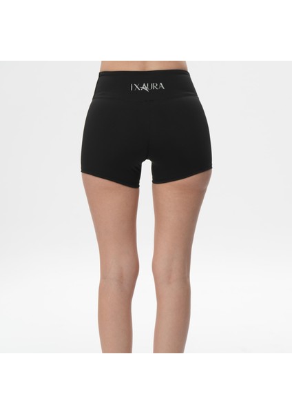 ED2308-10 Çağla Dry-Touch Yüksek Bel Kısa Tayt Siyah modelleri