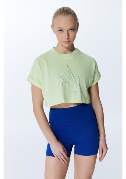 ED2308-03 Çağla Dry-Touch Yüksek Belli Kadın Şortu Royal modelleri