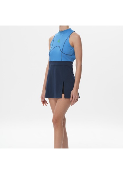 Ed 2442 Anastasia Spor Elbise Mavi-Lacivert (Tenis, Golf, Pickleball, Dans) fiyatları