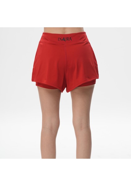 Ed 2441 Kadın Simple Short Kırmızı modelleri