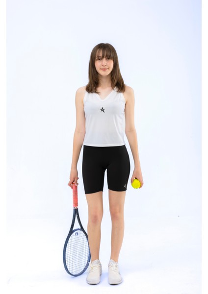 Ed 2334-04 Bıker Sporcu Tayt Dry-Touch Genç Kız ve Çocuk Tayt Siyah fiyatları