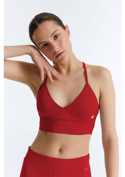 Ed 7785-03 Kısa Sporcu Tayt Koyu Kırmızı fiyatları