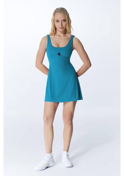 Ed 2309-10 Hailey Dry-Touch Kadın Tenis Elbisesi , Petrol ( Tenis , Golf , Dans , Pickleball ) fırsatları