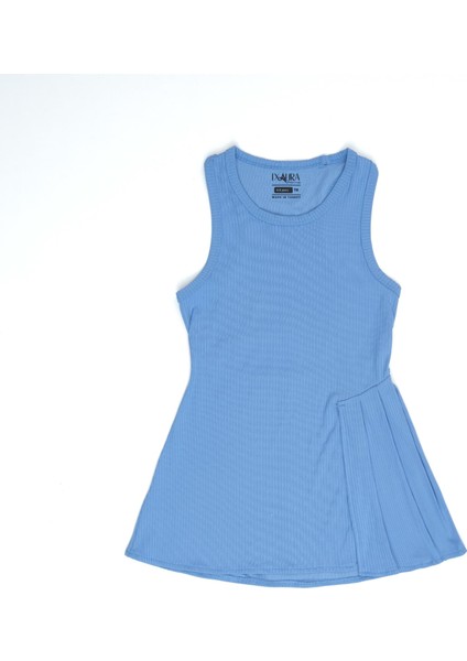 Ed 202301-15 Sonia Spor Elbise Kız Çocuk Mavi