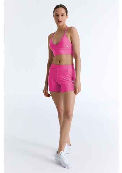 Ed 7785-07 Kısa Sporcu Tayt Barbie Pembe