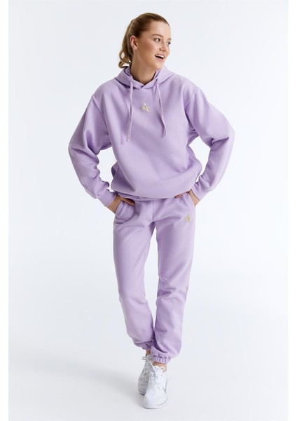 ED7737-04 Coach Normal Belli Kadın Jogger'ı Lila