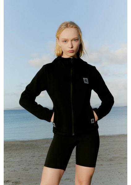 Ed 2334-01 Biker Sporcu Tayt Siyah