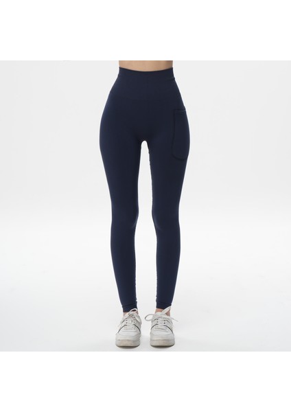 Ed 2424 Iconic Scrunch Dry-Touch Uzun Tayt Lacivert