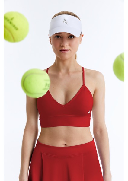 Ed 4486-05 Sporcu Sütyen Koyu Kırmızı modelleri