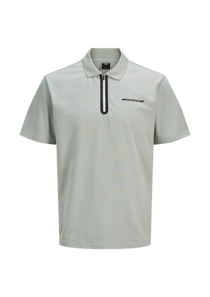 Jack Jones Erkek Jcofusion Yüksek Yaka Yeşil Tişört 12278562