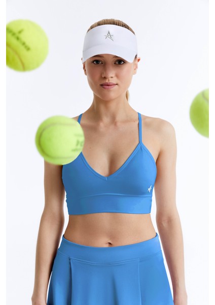 ED4486-09 Sporcu Sütyen Mavi