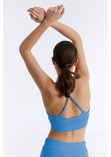 ED4486-09 Sporcu Sütyen Mavi fırsatları